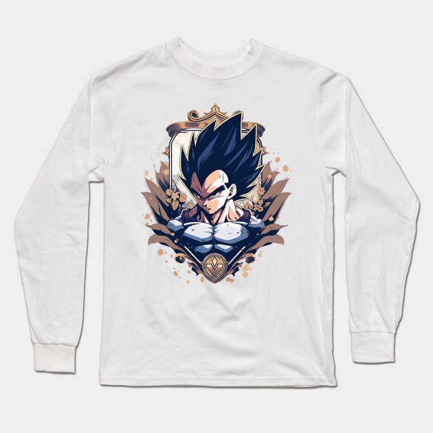 vegeta Long Sleeve T-Shirt by fancy ghost